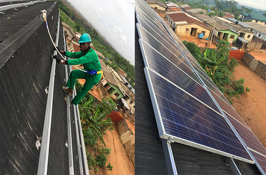 Sistema de energía solar fuera de la red de 25KW nigeriano-Comentarios del proyecto del hotel