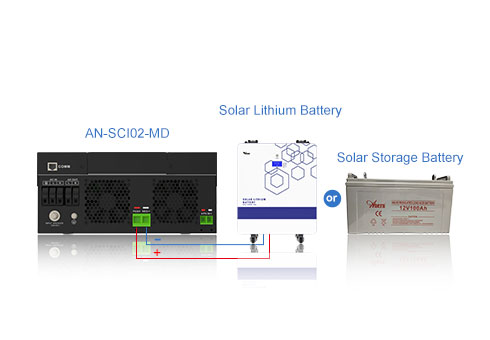 Tanto las baterías de almacenamiento solar como las baterías de litio solares se pueden conectar directamente, y la función de equilibrio de la batería puede optimizar el rendimiento de la batería y extender la vida útil de la batería.