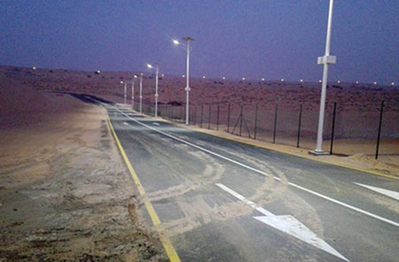 Proyecto de iluminación vial de Ingeniería de la isla de Dubai