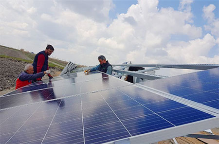 10KW fuera del sistema de energía solar de la red para la Agricultura en Turquía