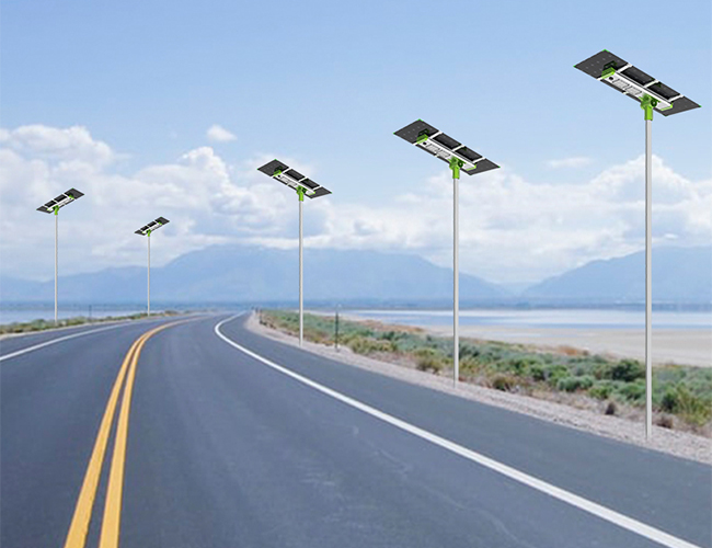 solar panel street light
