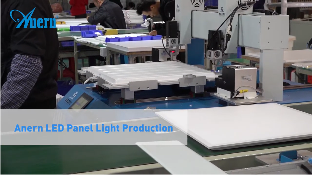 Panel de producción de luz LED