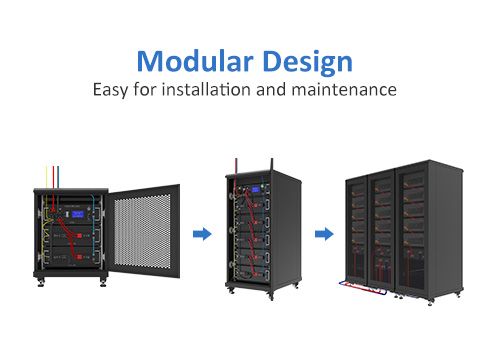 Diseño modular, fácil para la instalación y el mantenimiento.