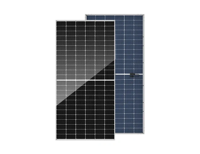 Módulo bifacial de tipo N de media célula 400W-580W con paneles solares mono de vidrio dual