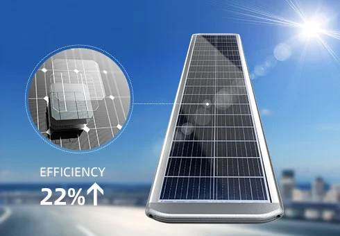 El silicio monocristalino Grado A de alta calidad panel solar monocristalino, emergencia de carga> 21%. Larga vida útil, impermeable, a prueba de polvo, 25 años de vida útil.