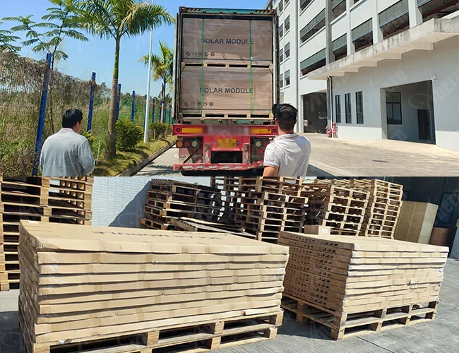 Paneles solares mono tipo N de media célula