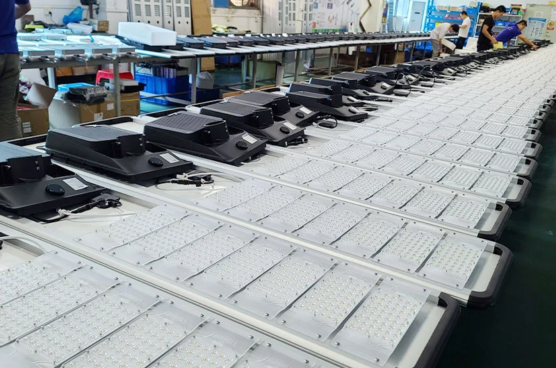 Fábrica de luz de calle solar