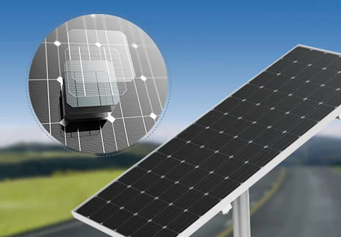 Luz de calle Solar dos en uno