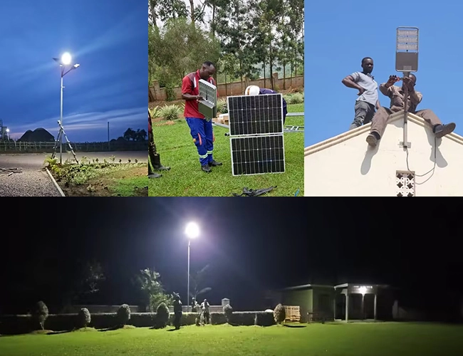 Todo en dos Luz de calle solar precio