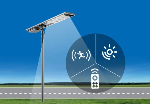 Batería de larga duración: Después de una carga completa, admite de 4 a 5 noches de iluminación continua, lo que garantiza la confiabilidad incluso en climas nublados.