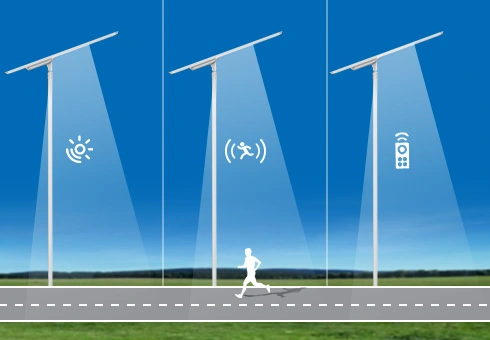 Está equipado con un control de fotocélula, sensor de movimiento de microondas y control remoto, que ofrecen múltiples opciones de control para una funcionalidad optimizada.