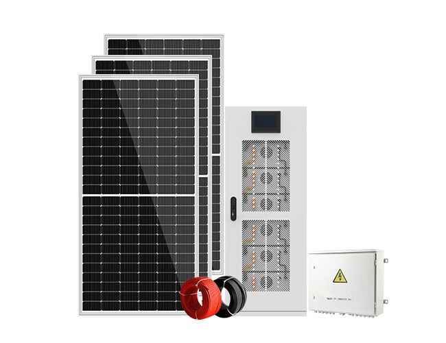 Batería de litio de alto voltaje 30KW 60KWH, solución de ESS híbrida todo en uno