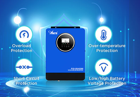 Diseño de protección múltiple: incluye protecciones contra sobrecarga, sobretemperatura, cortocircuito y voltaje de batería bajo/alto.