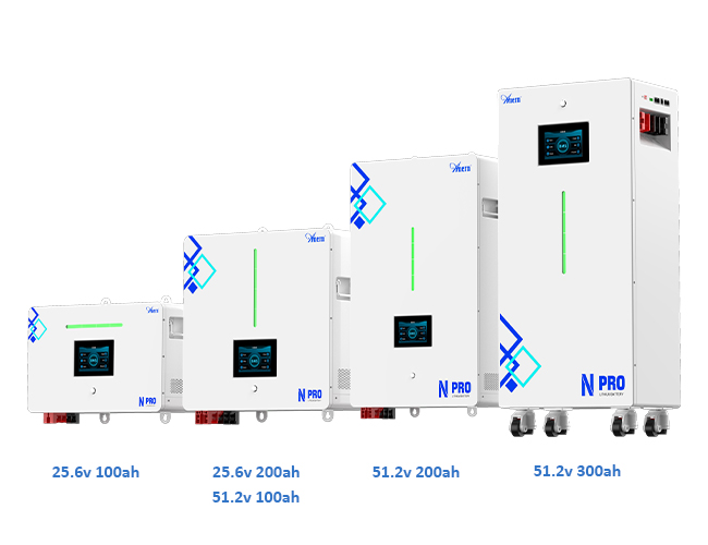 Batería solar montada en la pared