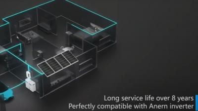 Batería de litio solar LiFePO4 montada en la pared 100Ah 200Ah 300Ah 25,6 V 51,2 V (AN-NPRO)