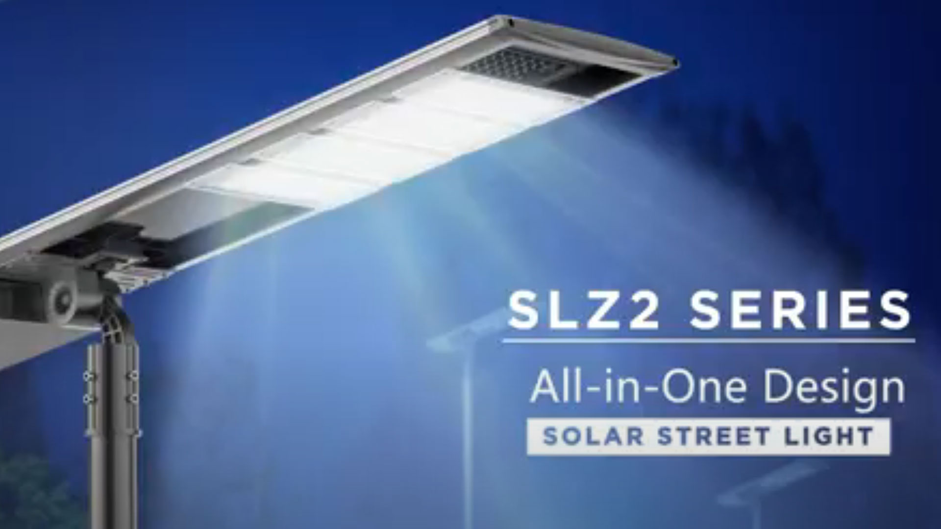 Luz de calle LED ajustable solar todo en uno AN SLZ2