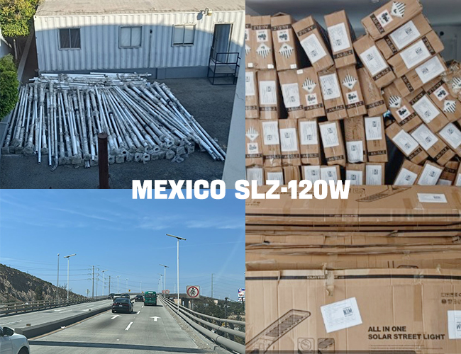 Farola LED todo en uno