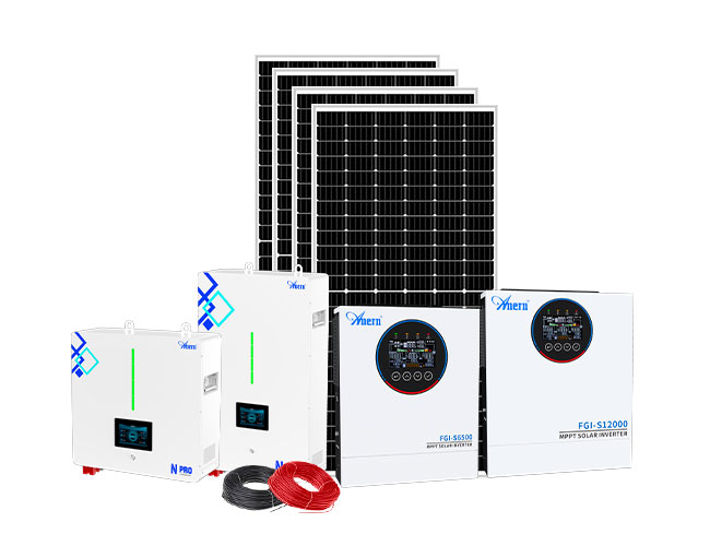 Sistema de almacenamiento solar híbrido para el hogar 5KW-12KW